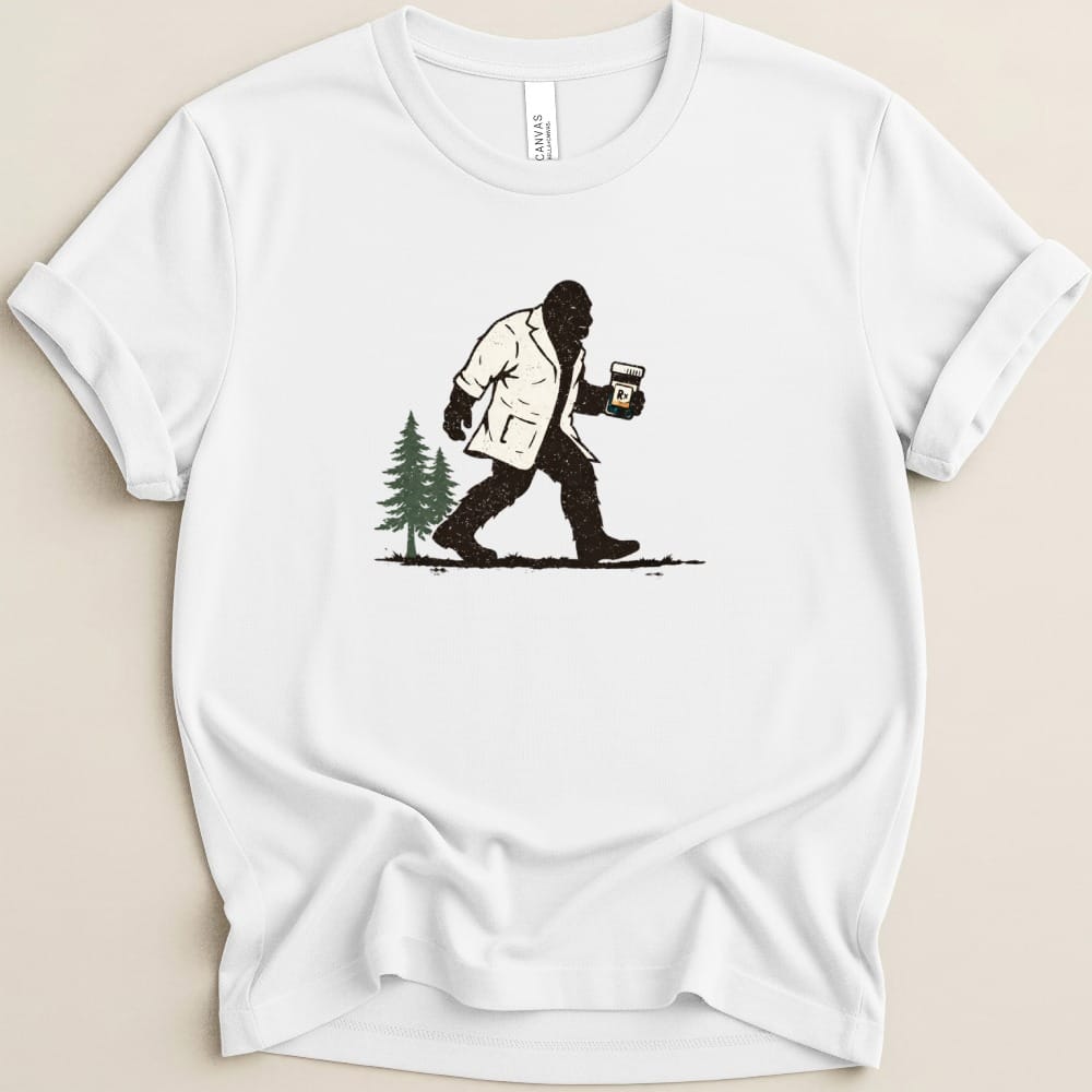 Bigfoot Pharmacist Tee - Adverse Reactions