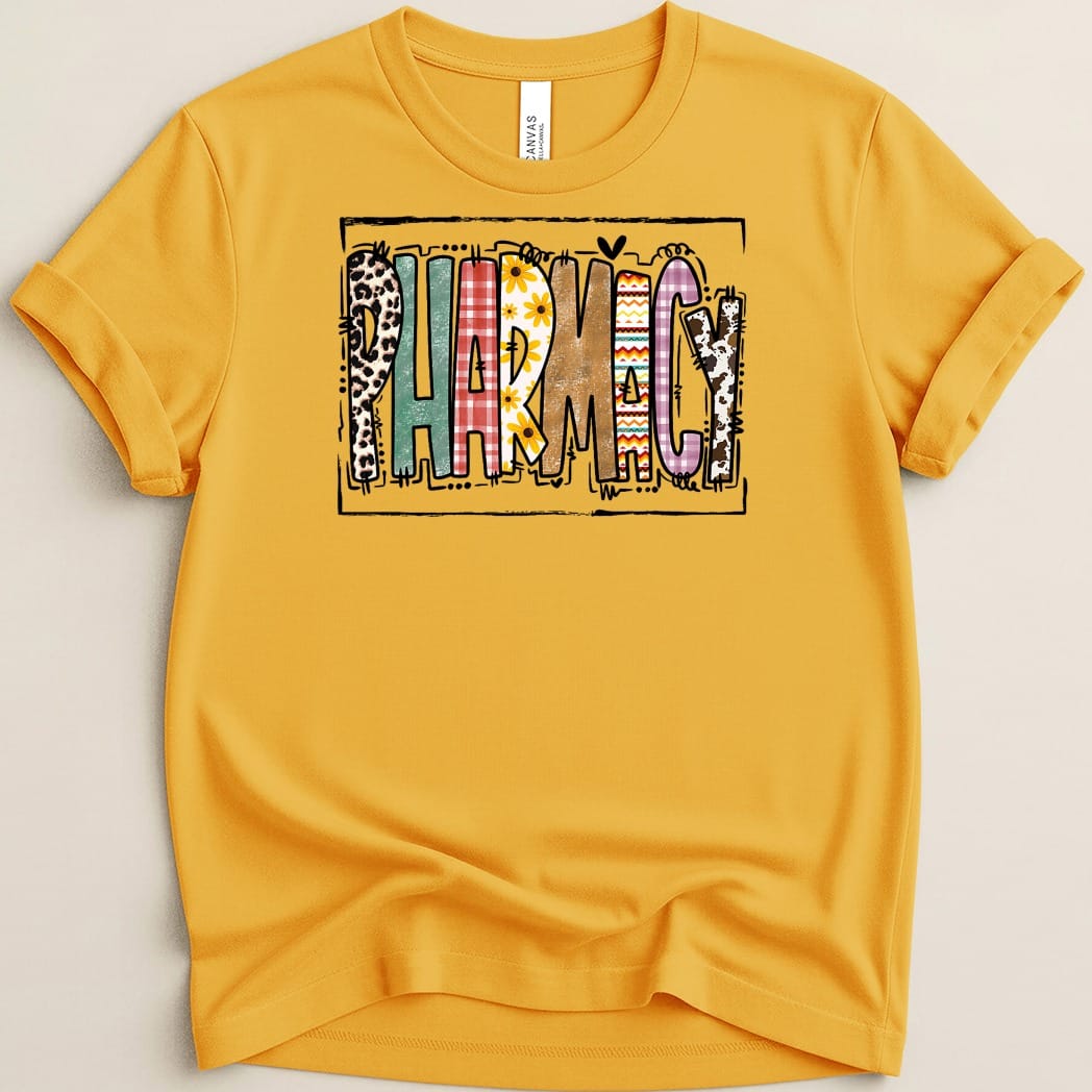 Boho Pharmacy Patchwork Tee - Adverse Reactions