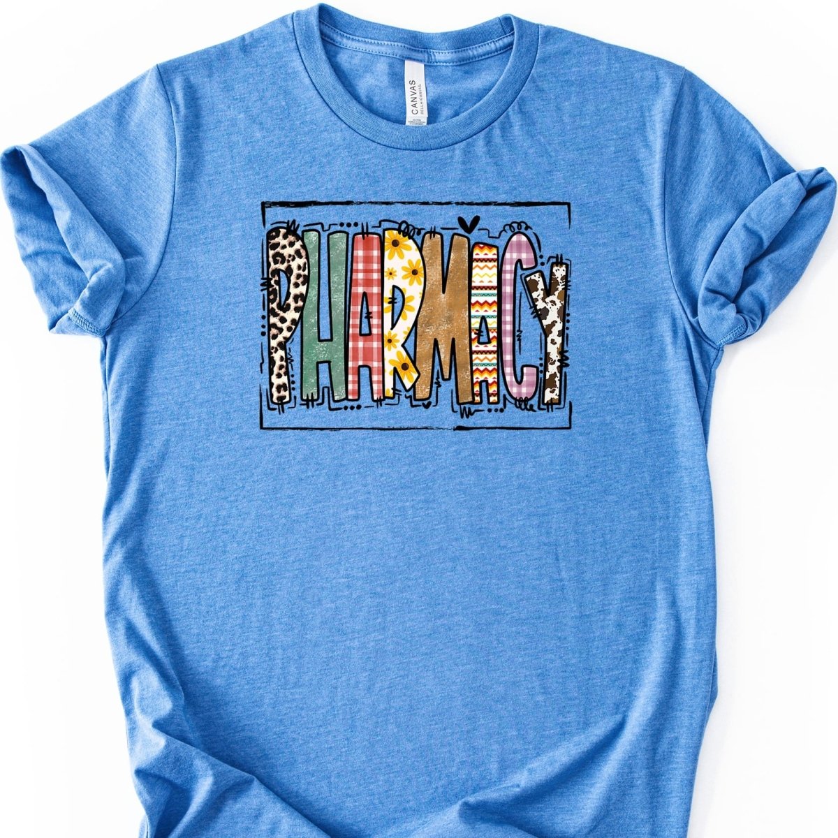 Boho Pharmacy Patchwork Tee - Adverse Reactions