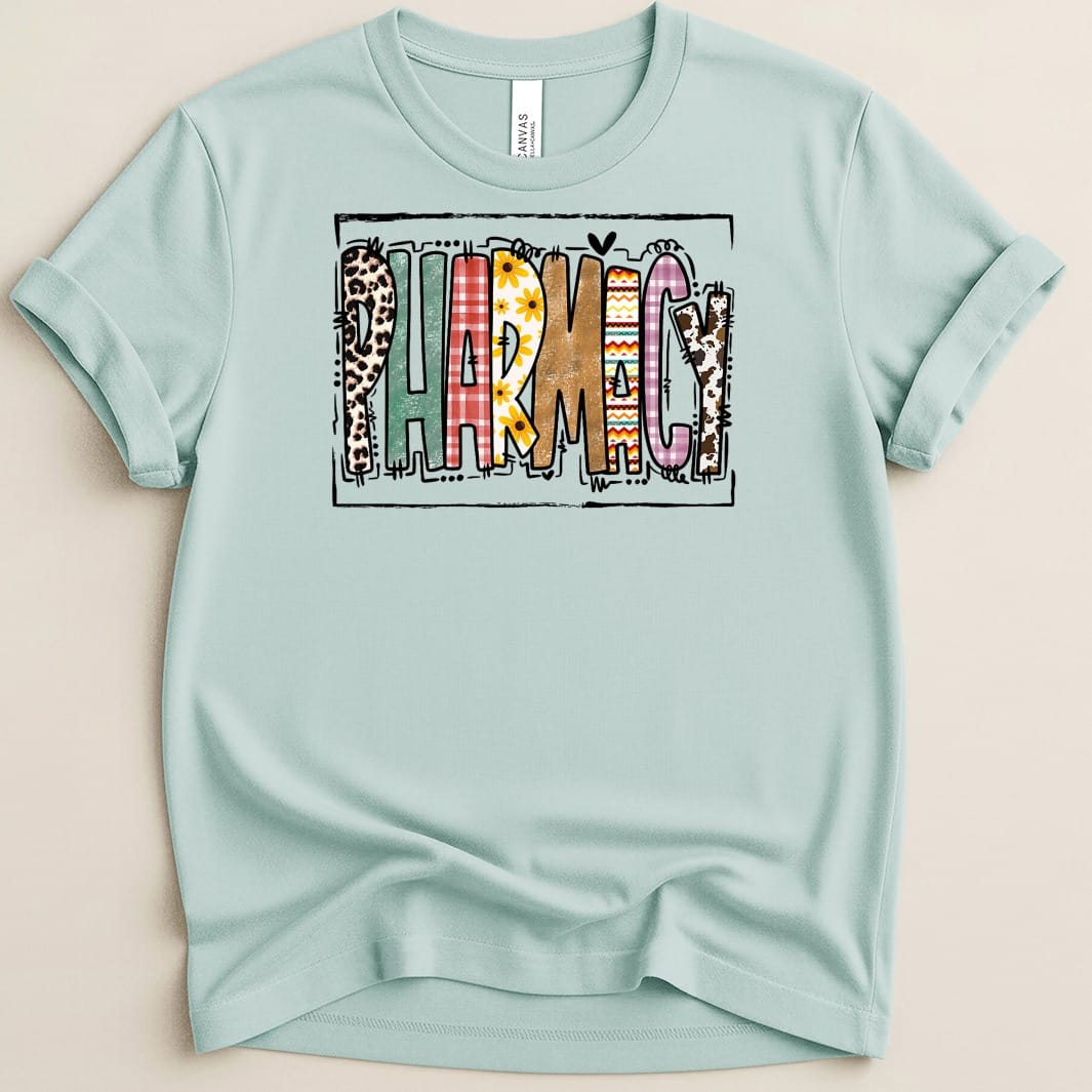 Boho Pharmacy Patchwork Tee - Adverse Reactions