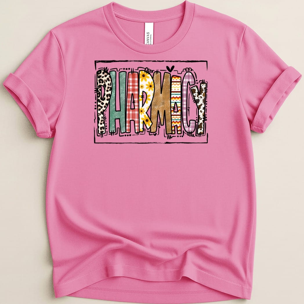 Boho Pharmacy Patchwork Tee - Adverse Reactions