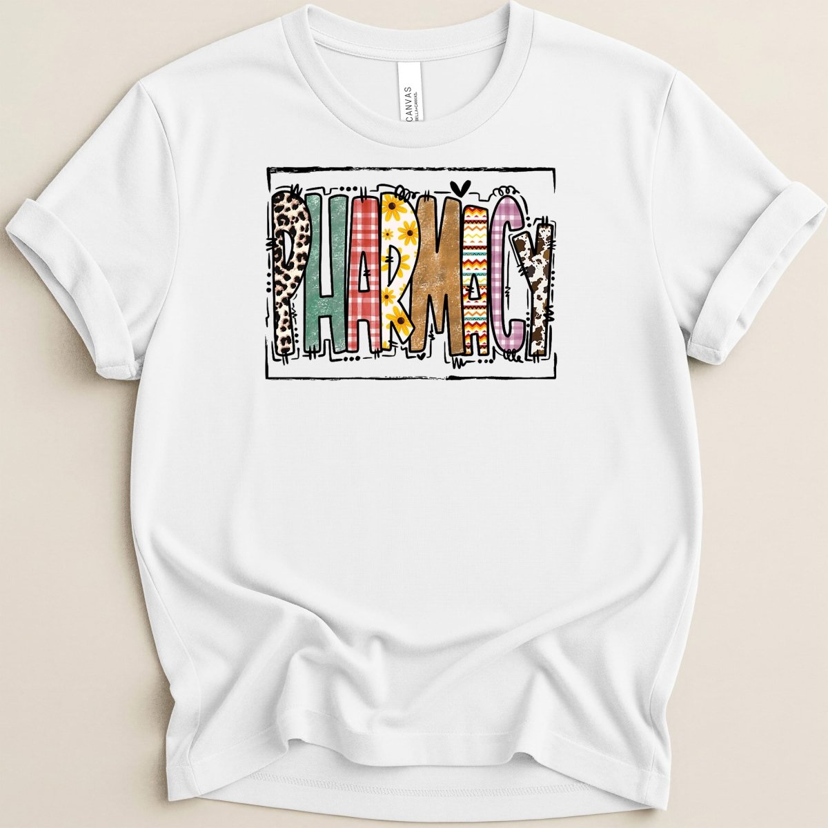 Boho Pharmacy Patchwork Tee - Adverse Reactions
