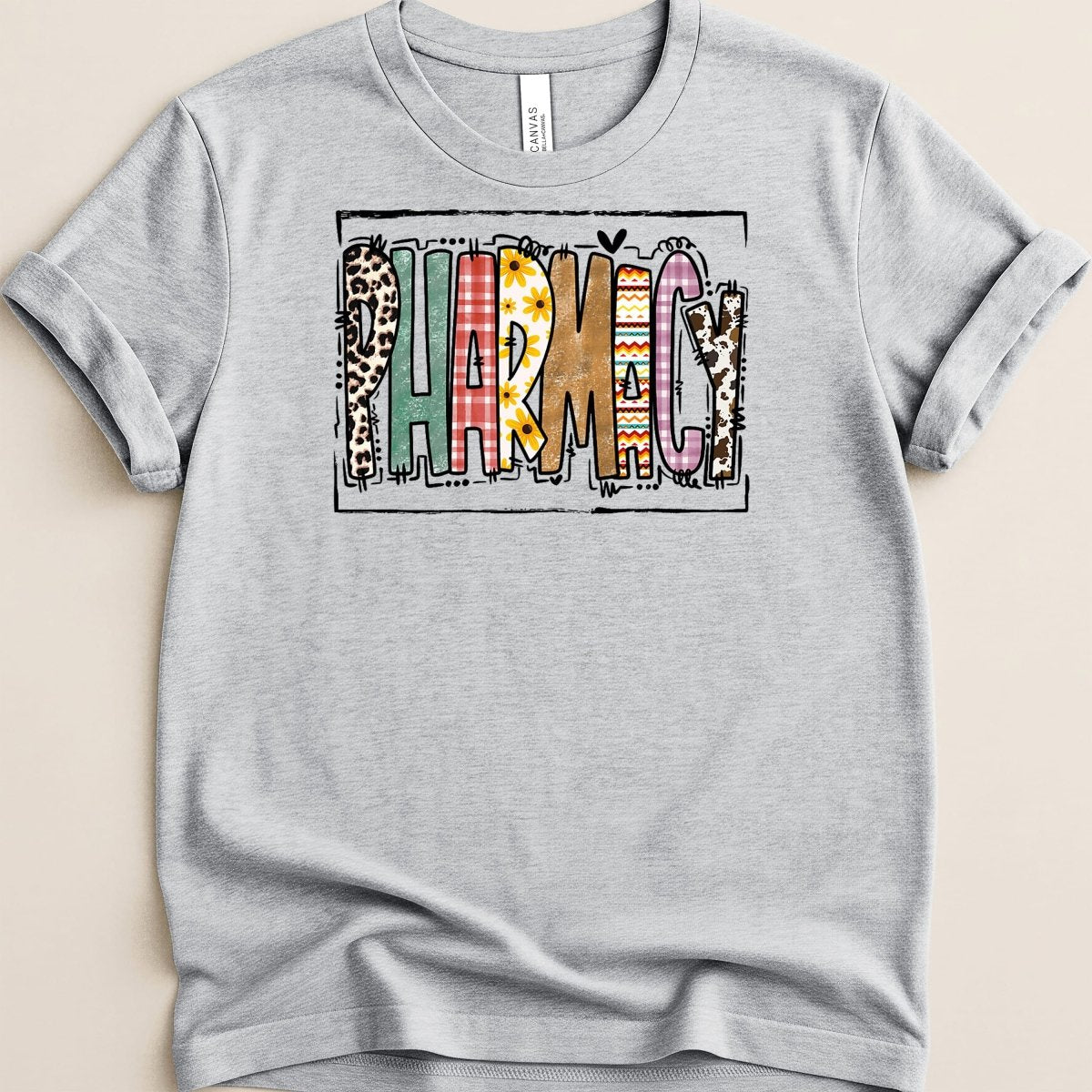 Boho Pharmacy Patchwork Tee - Adverse Reactions