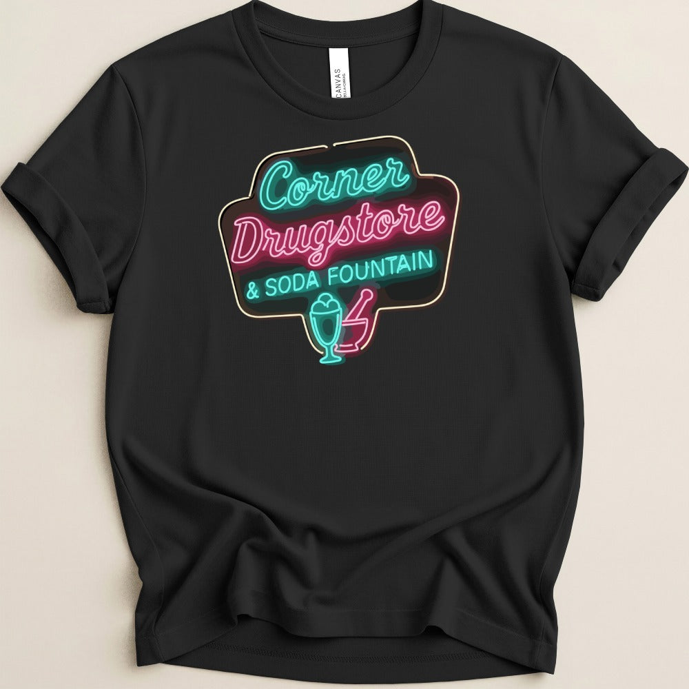 Corner Drugstore Soda Fountain Tee