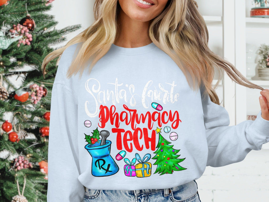 Santa's Favorite Pharmacy Tech Festive Sweater