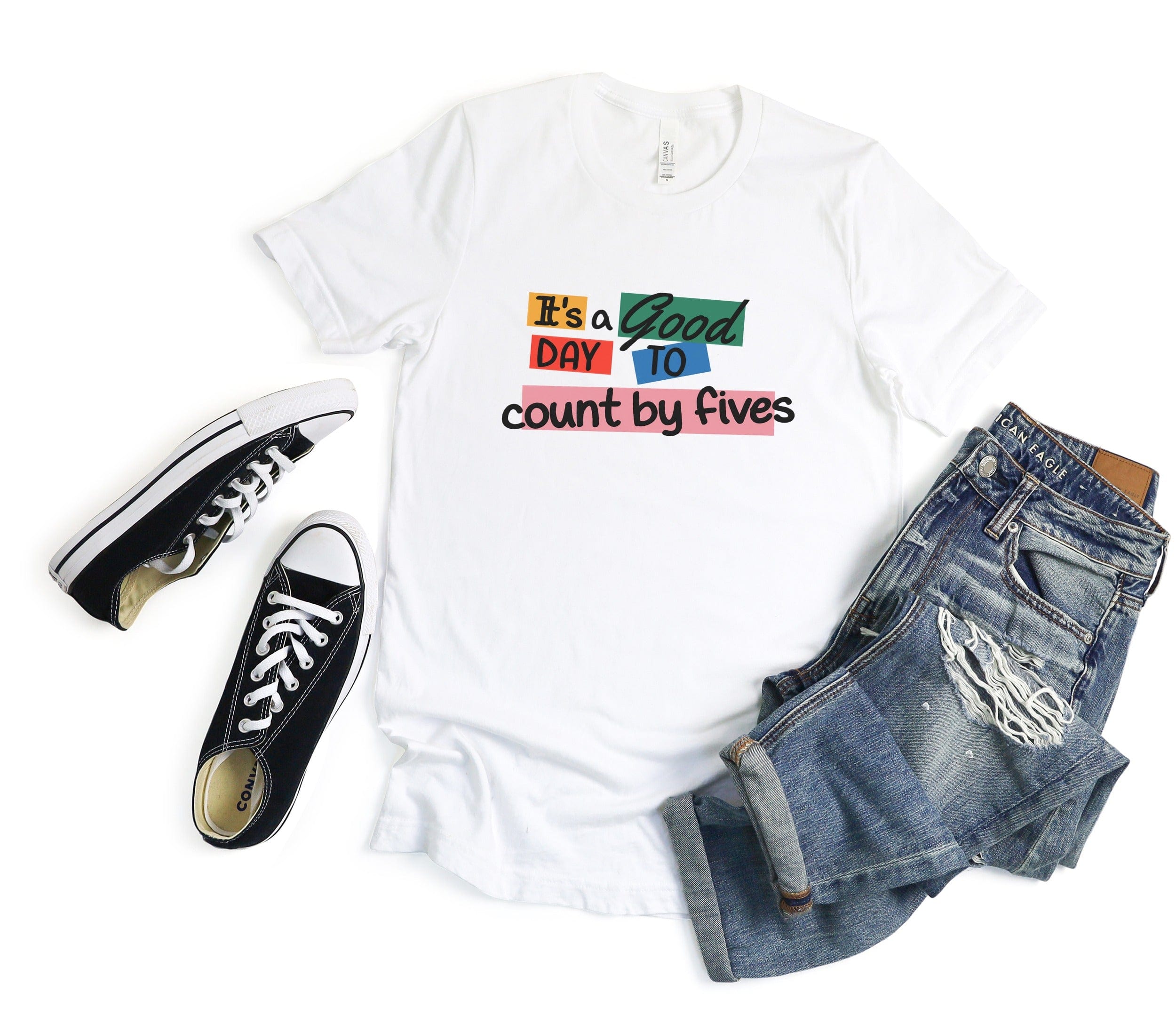 It's a Good Day to Count by Fives T-shirt product