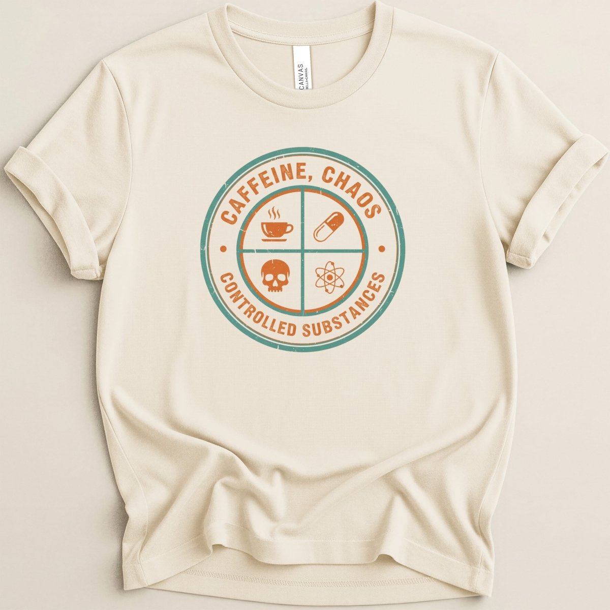 Caffeine Chaos Controlled Substances Tee - Adverse Reactions