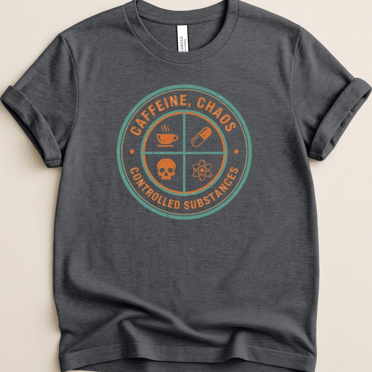 Caffeine Chaos Controlled Substances Tee - Adverse Reactions