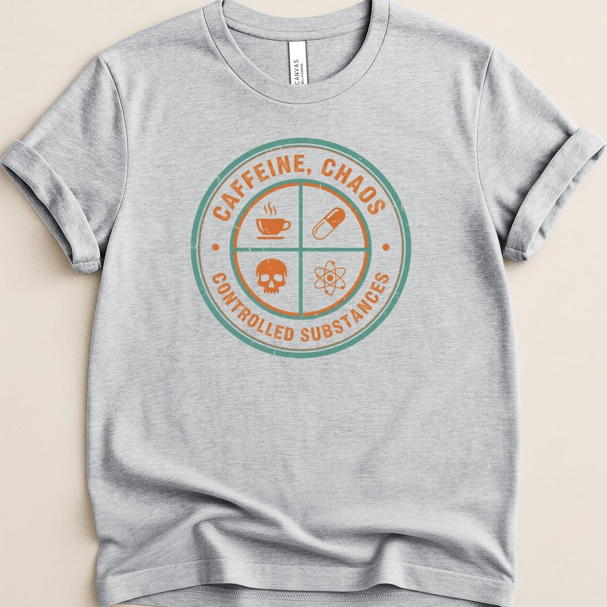 Caffeine Chaos Controlled Substances Tee - Adverse Reactions