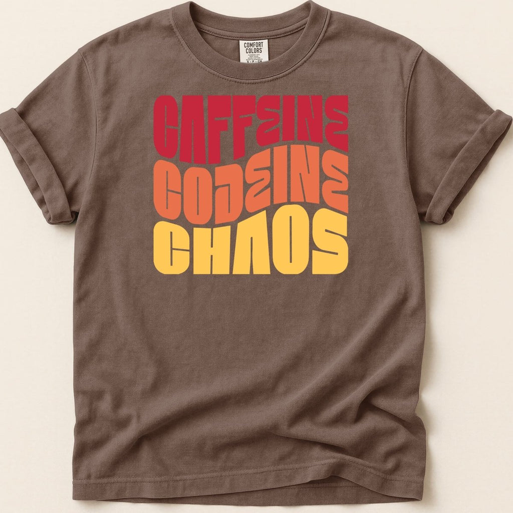 Caffeine Codeine Chaos Tee - Adverse Reactions