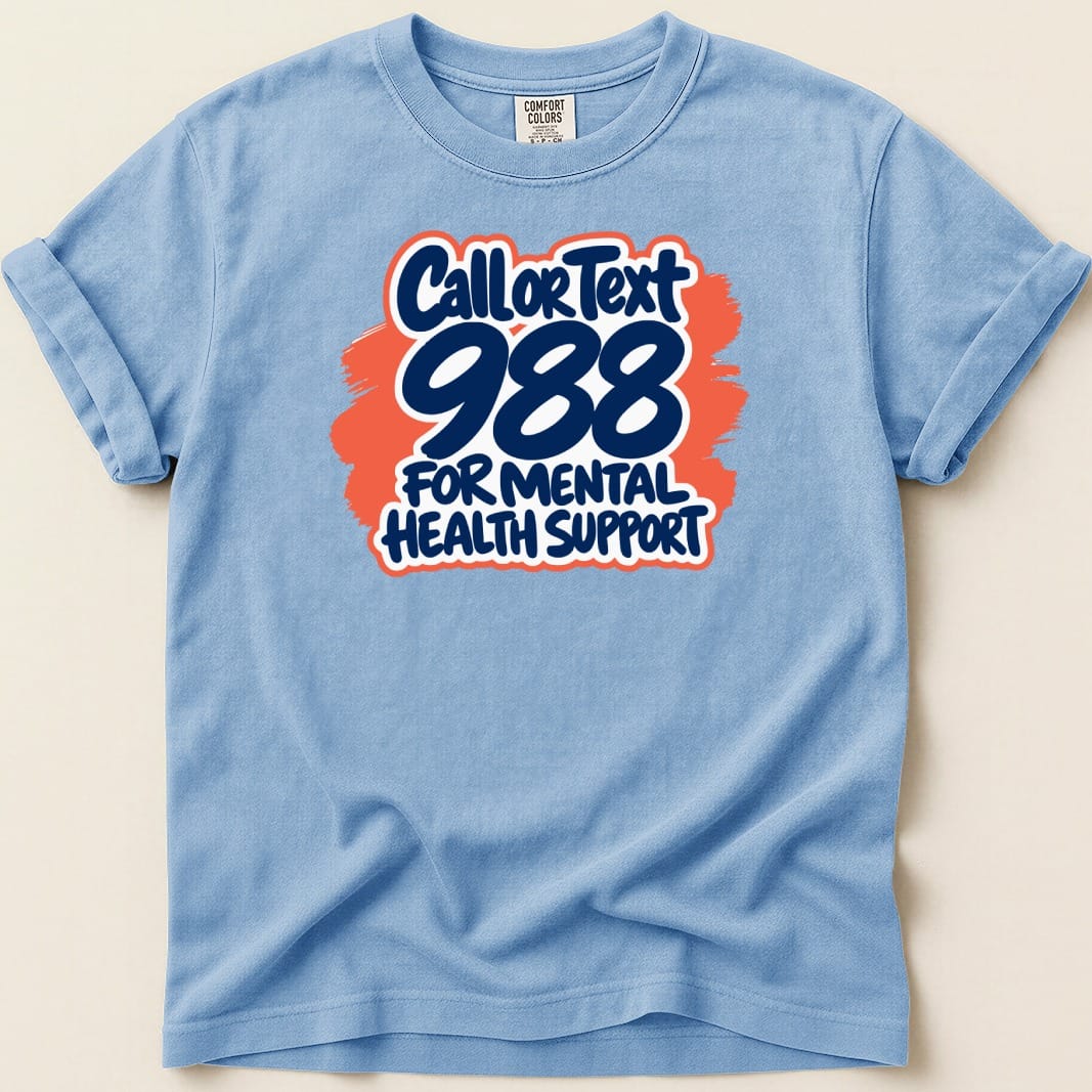 Call 988 Tee - Adverse Reactions