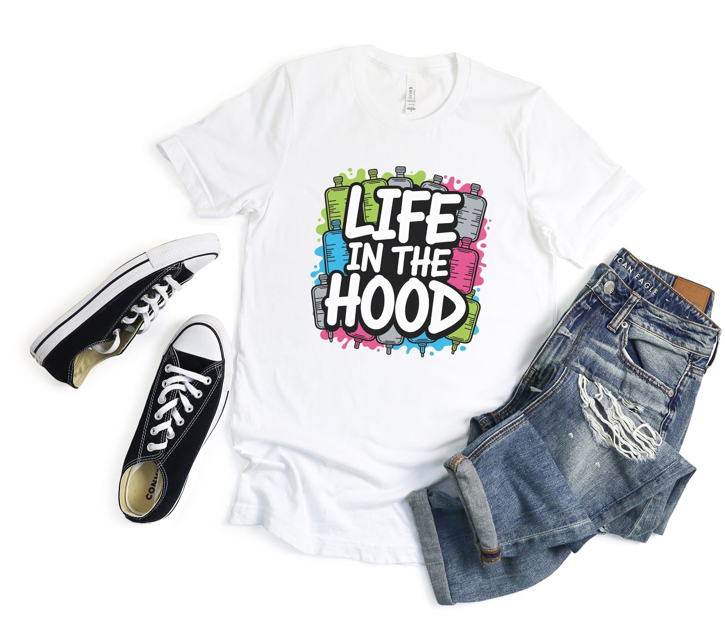 Life in the Hood Graphic T-Shirt product type