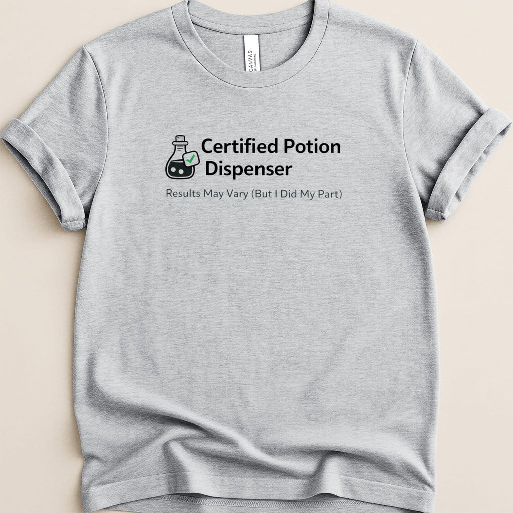 Certified Potion Dispenser Tee - Adverse Reactions