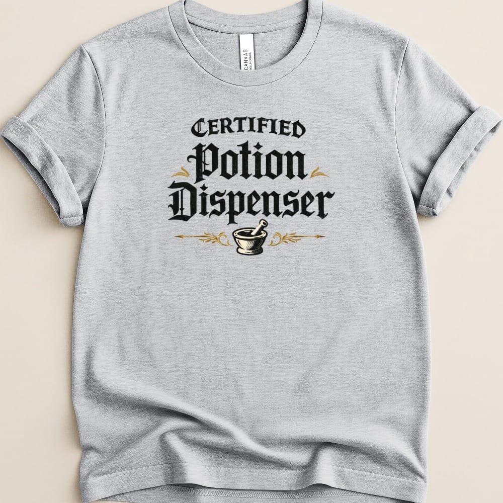 Certified Potion Dispenser v2 Tee - Adverse Reactions
