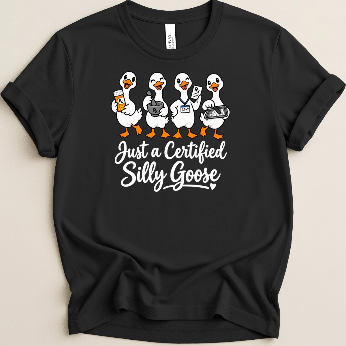Certified Silly Goose CPhT Tee - Adverse Reactions