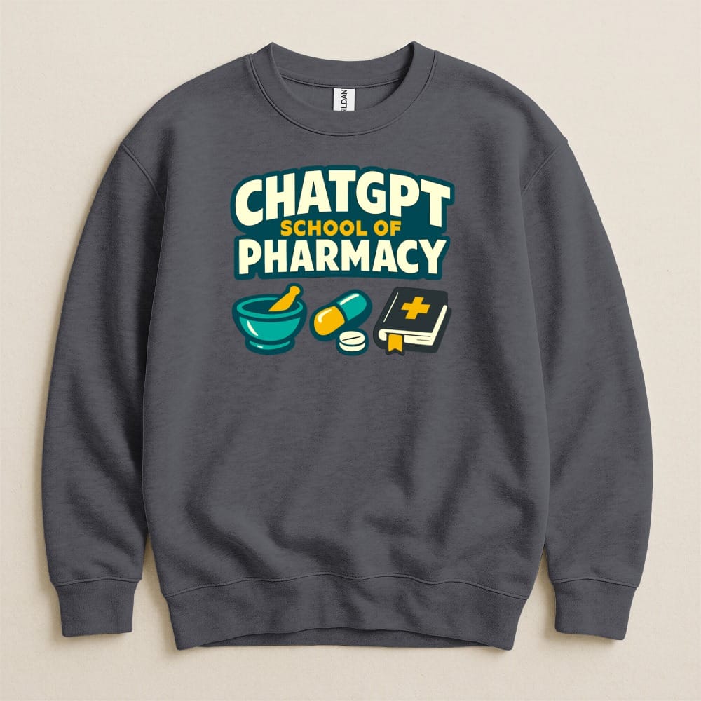 ChatGPT School of Pharmacy Sweatshirt & Hoodie - Adverse Reactions