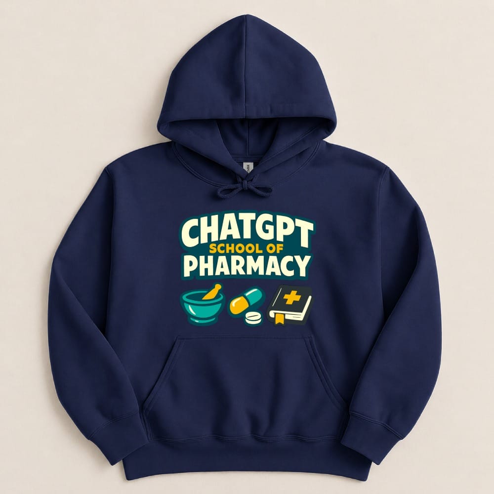 ChatGPT School of Pharmacy Sweatshirt & Hoodie - Adverse Reactions