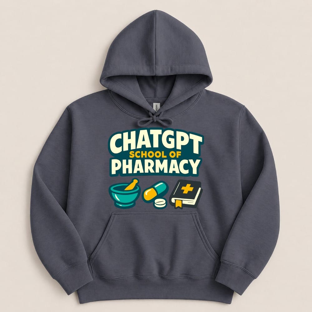 ChatGPT School of Pharmacy Sweatshirt & Hoodie - Adverse Reactions