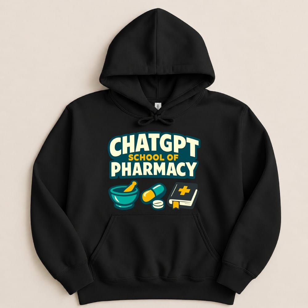 ChatGPT School of Pharmacy Sweatshirt & Hoodie - Adverse Reactions