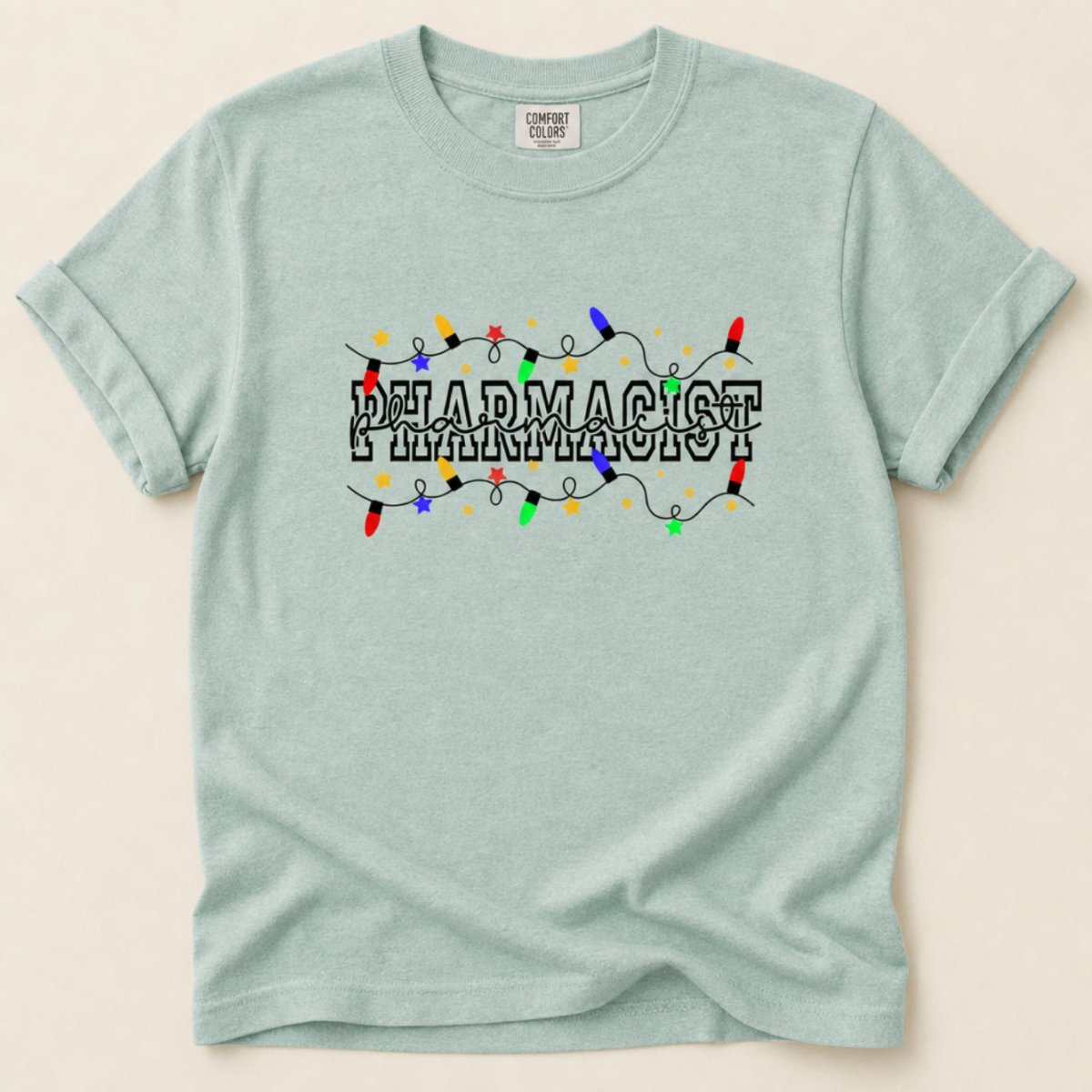 Christmas Lights Pharmacist Tee - Adverse Reactions