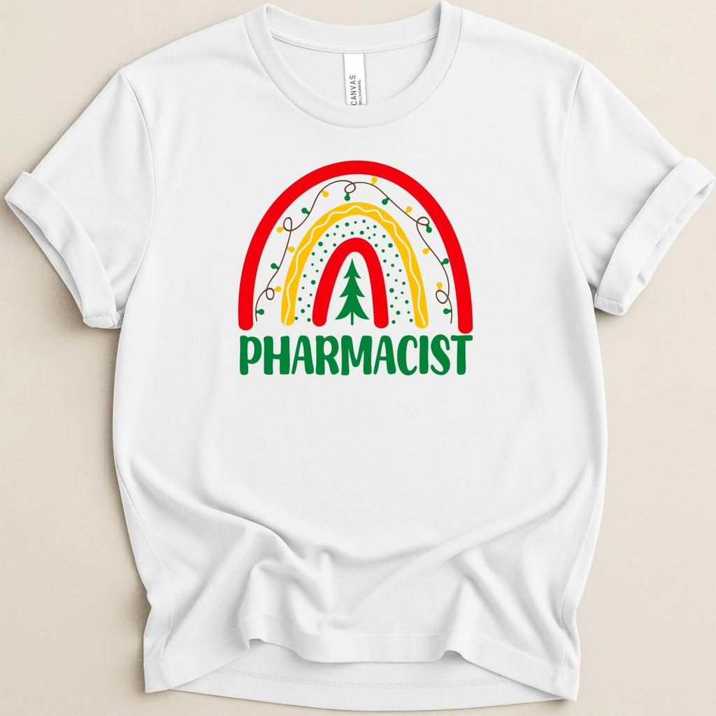 Christmas Rainbow Pharmacist Tee - Adverse Reactions