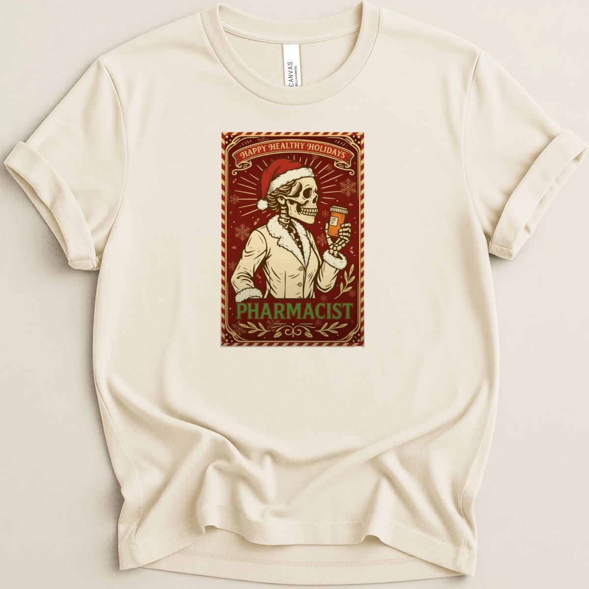 Christmas Tarot Card Pharmacist Tee - Adverse Reactions