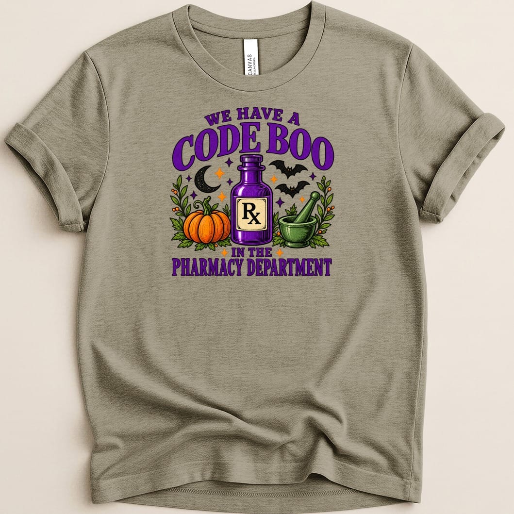 Code Boo in the Pharmacy Tee - Adverse Reactions
