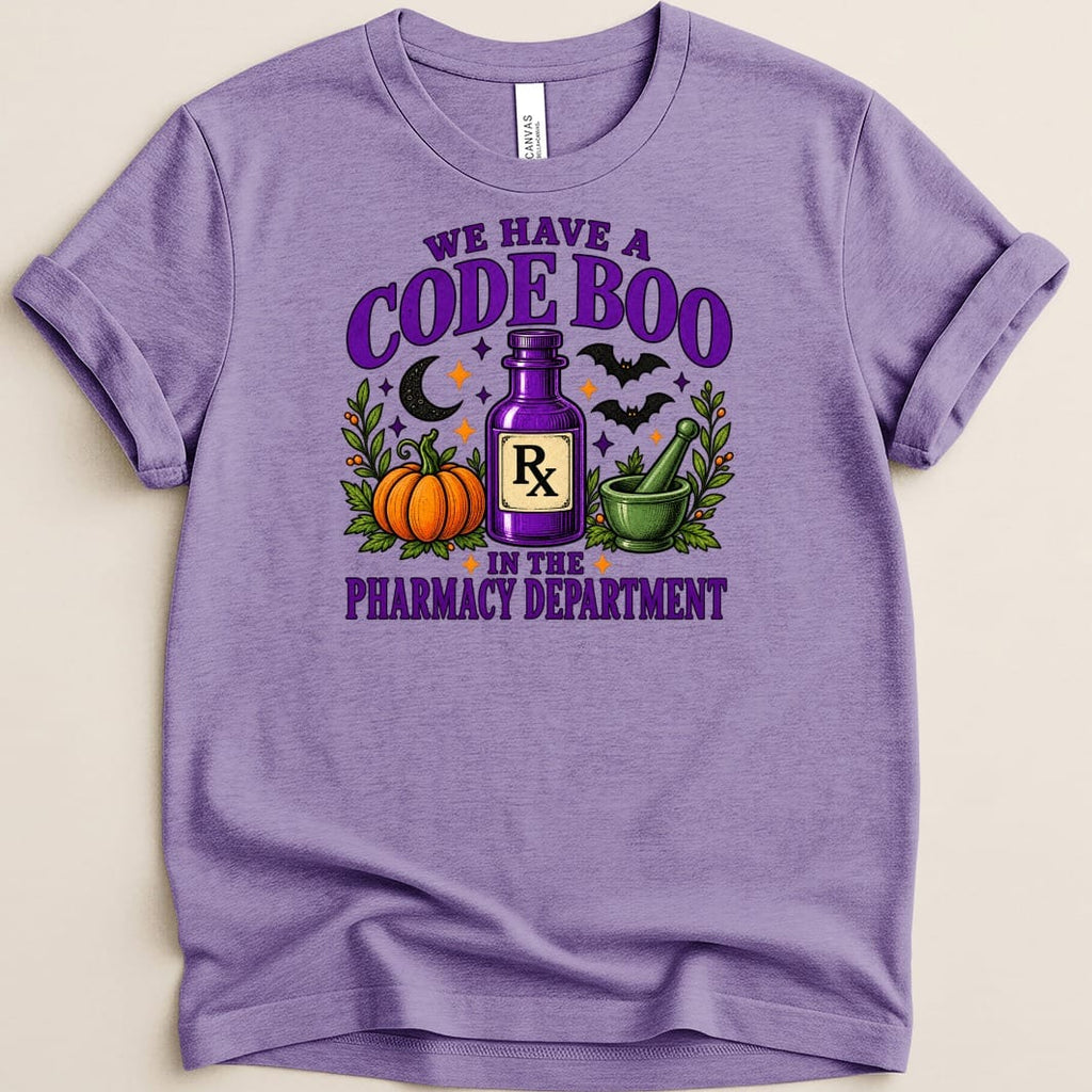 Code Boo in the Pharmacy Tee - Adverse Reactions