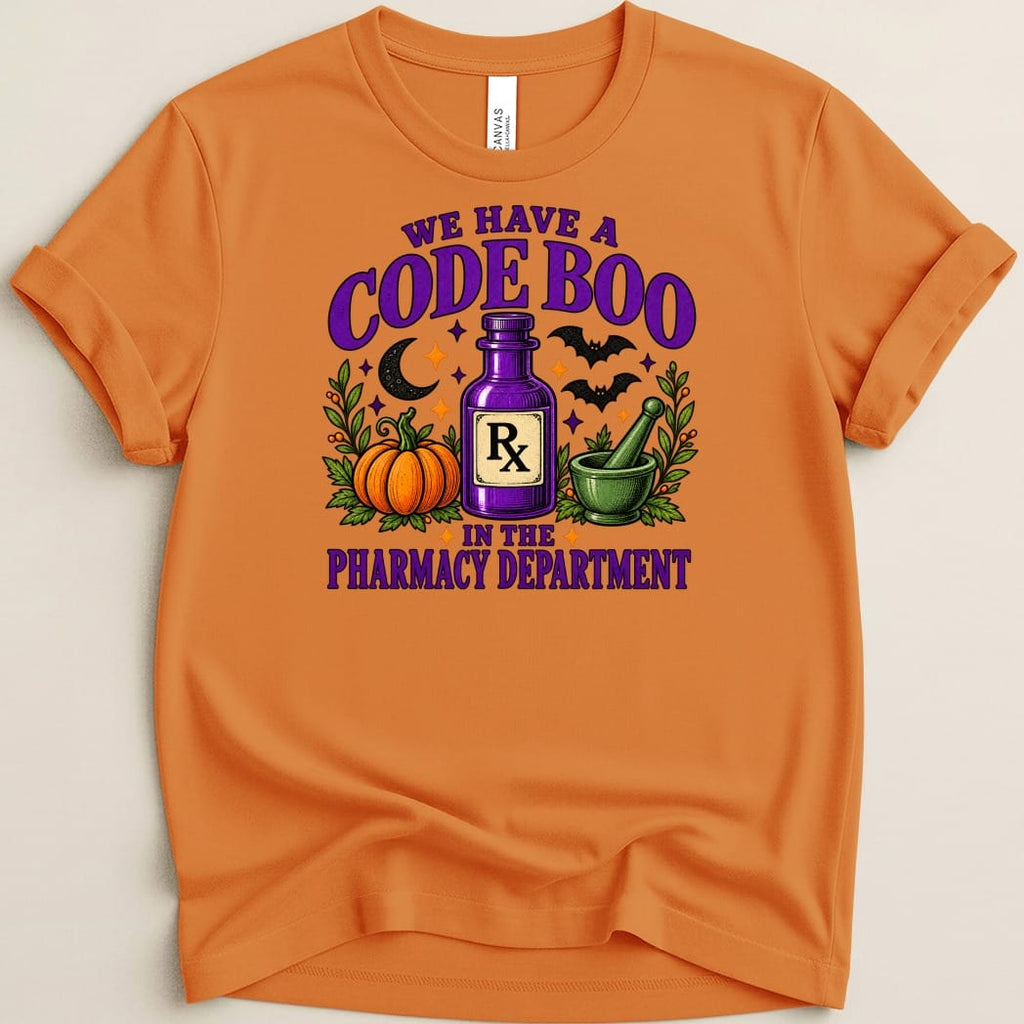 Code Boo in the Pharmacy Tee - Adverse Reactions