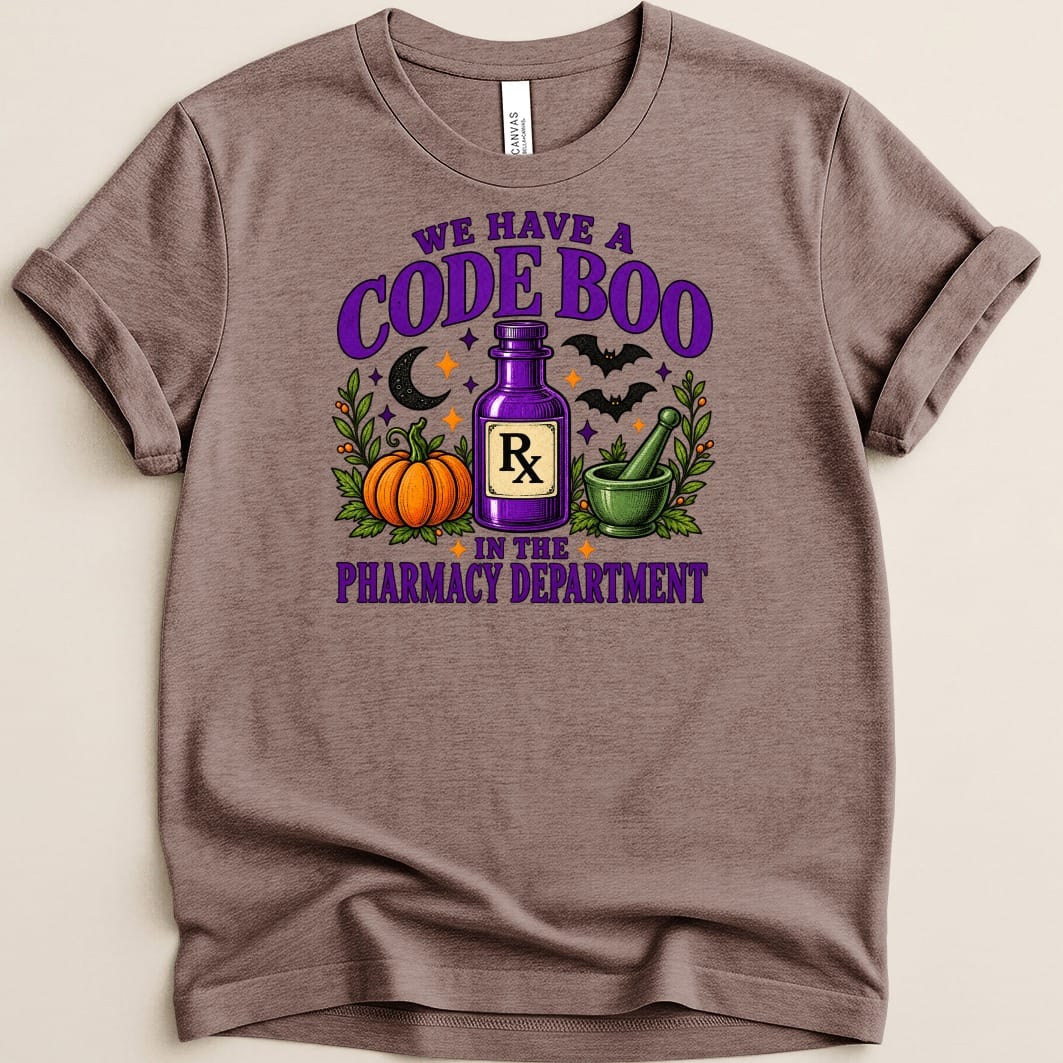 Code Boo in the Pharmacy Tee - Adverse Reactions