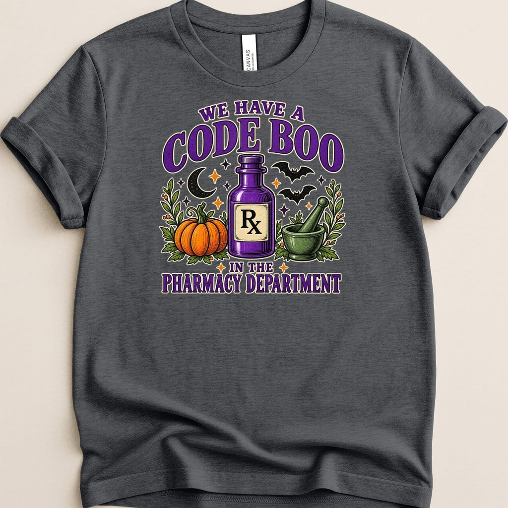 Code Boo in the Pharmacy Tee - Adverse Reactions