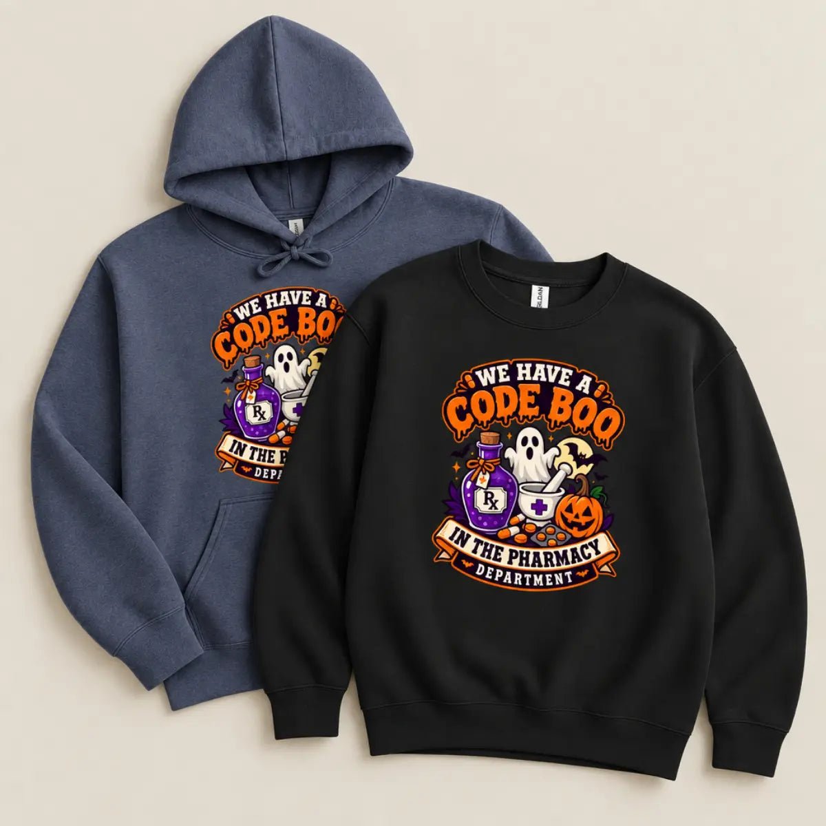 Code Boo v2 Sweatshirt & Hoodie - Adverse Reactions