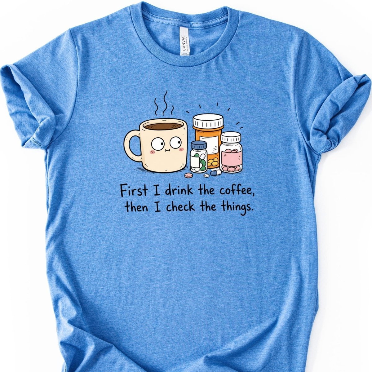 Coffee then Check Tee - Adverse Reactions
