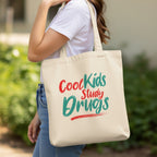 Cool Kids Study Drugs Tote Bag - Pharmacy Apparel for Pharmacists, Techs & Students