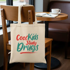 Cool Kids Study Drugs Tote Bag - Pharmacy Apparel for Pharmacists, Techs & Students