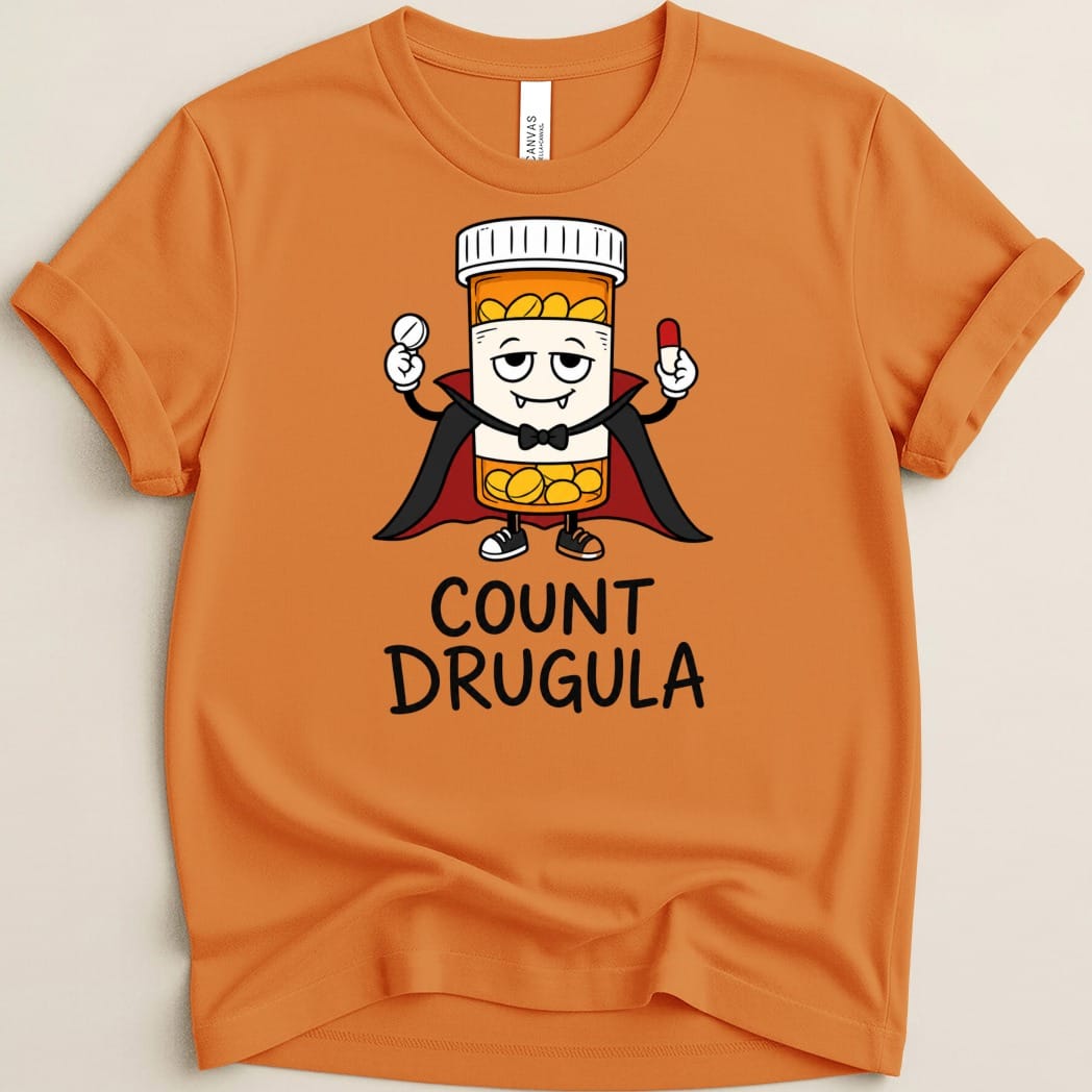 Count Drugula Tee - Adverse Reactions