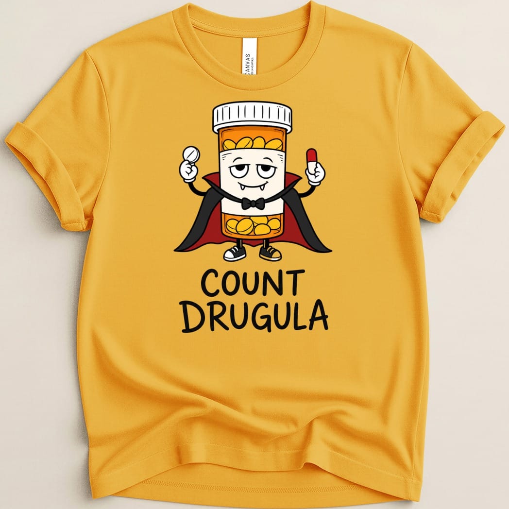 Count Drugula Tee - Adverse Reactions
