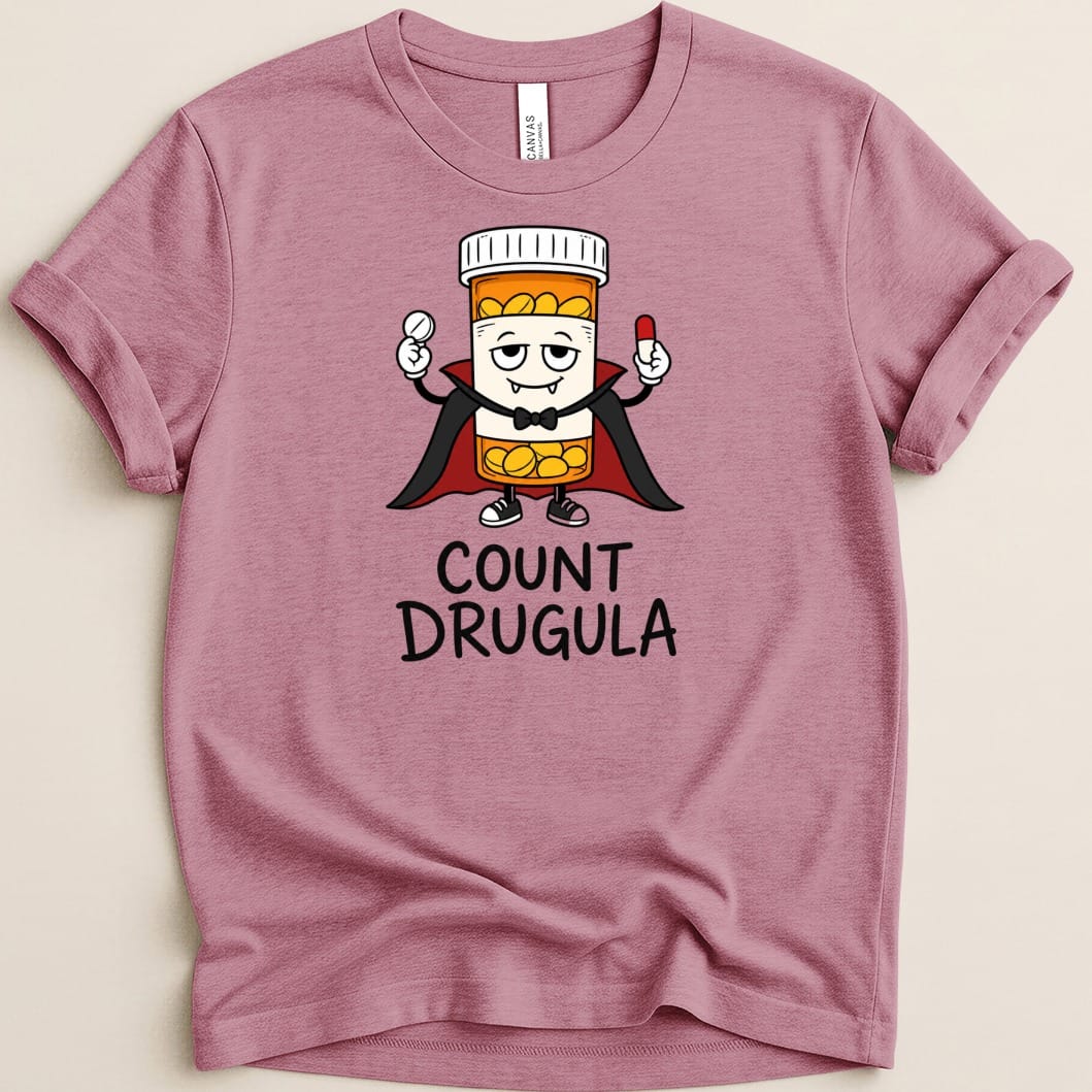 Count Drugula Tee - Adverse Reactions