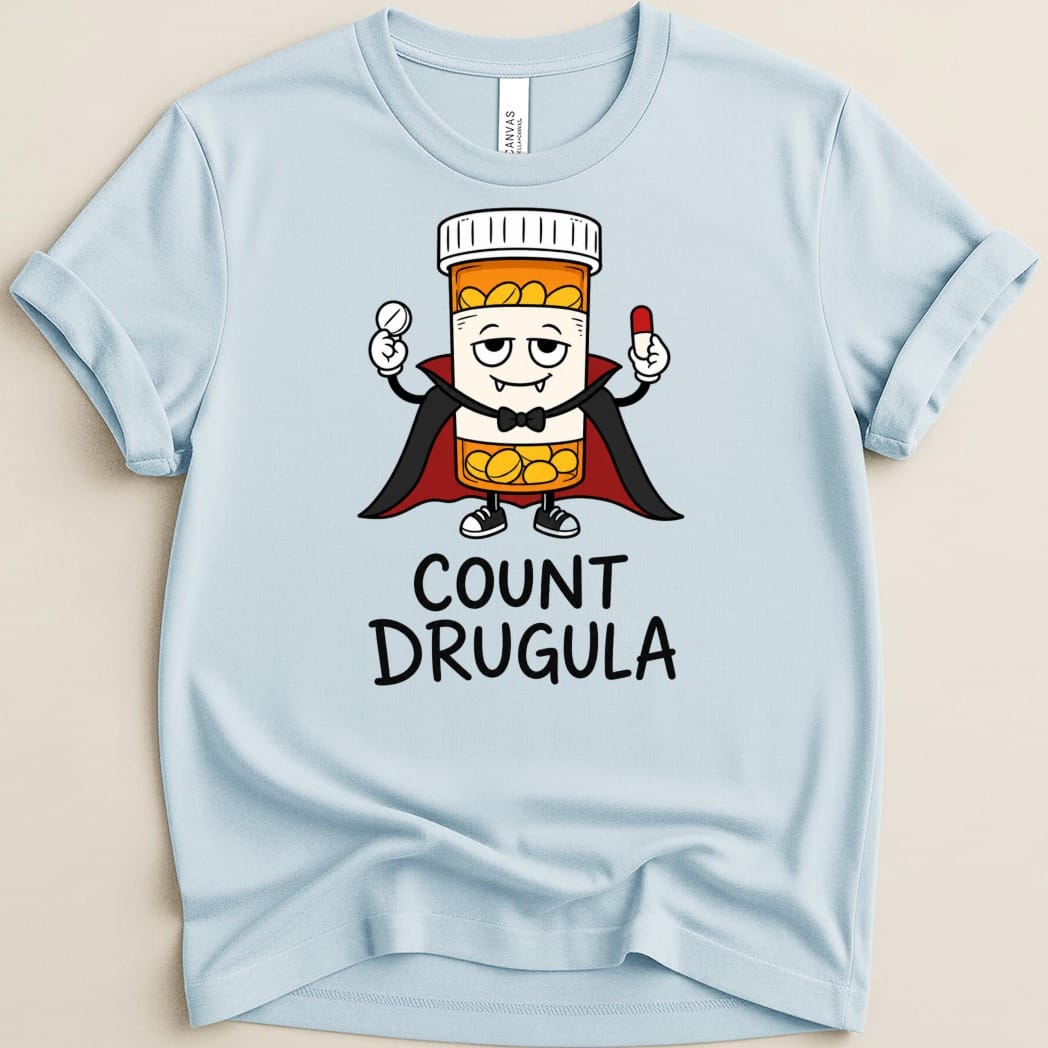 Count Drugula Tee - Adverse Reactions