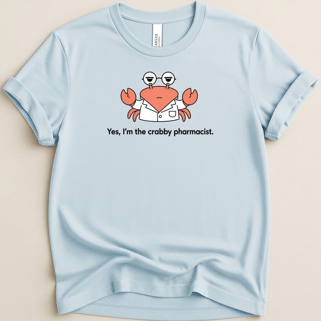 Crabby Pharmacist Tee - Adverse Reactions