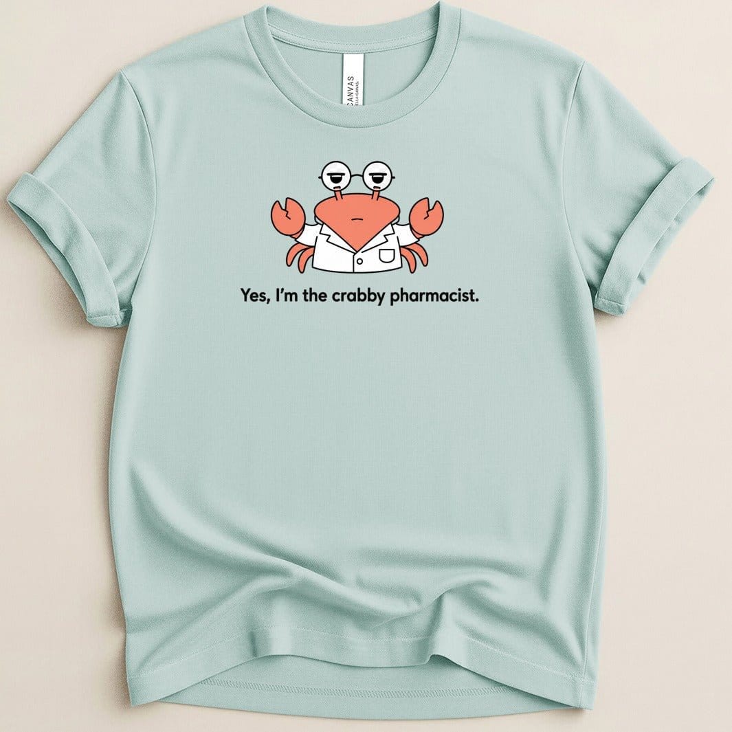 Crabby Pharmacist Tee - Adverse Reactions