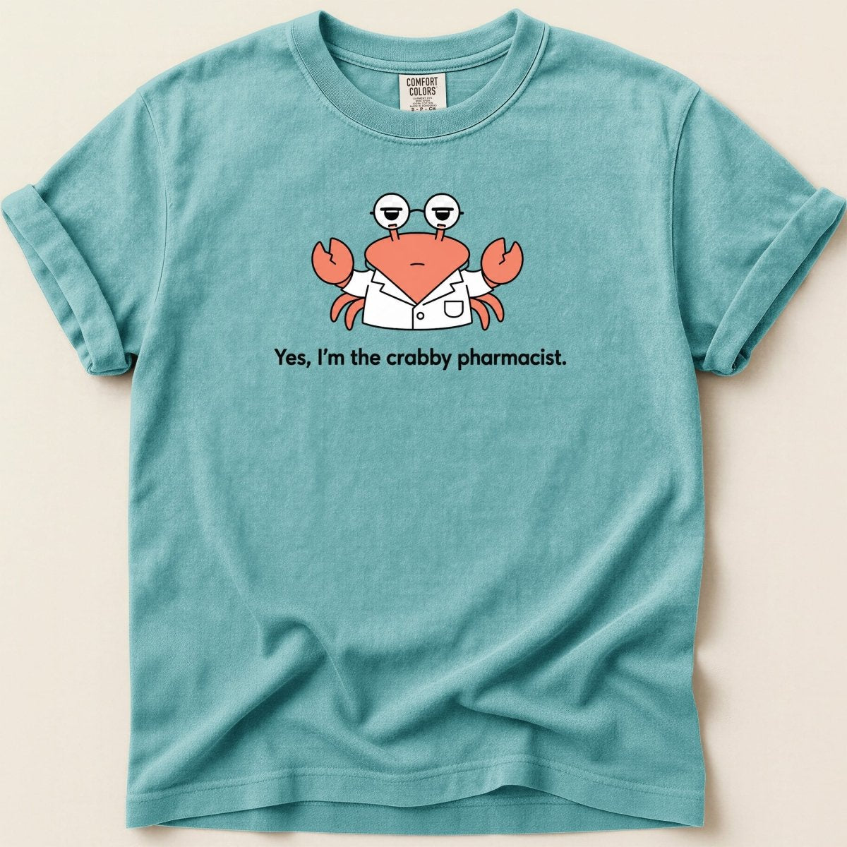 Crabby Pharmacist Tee - Adverse Reactions