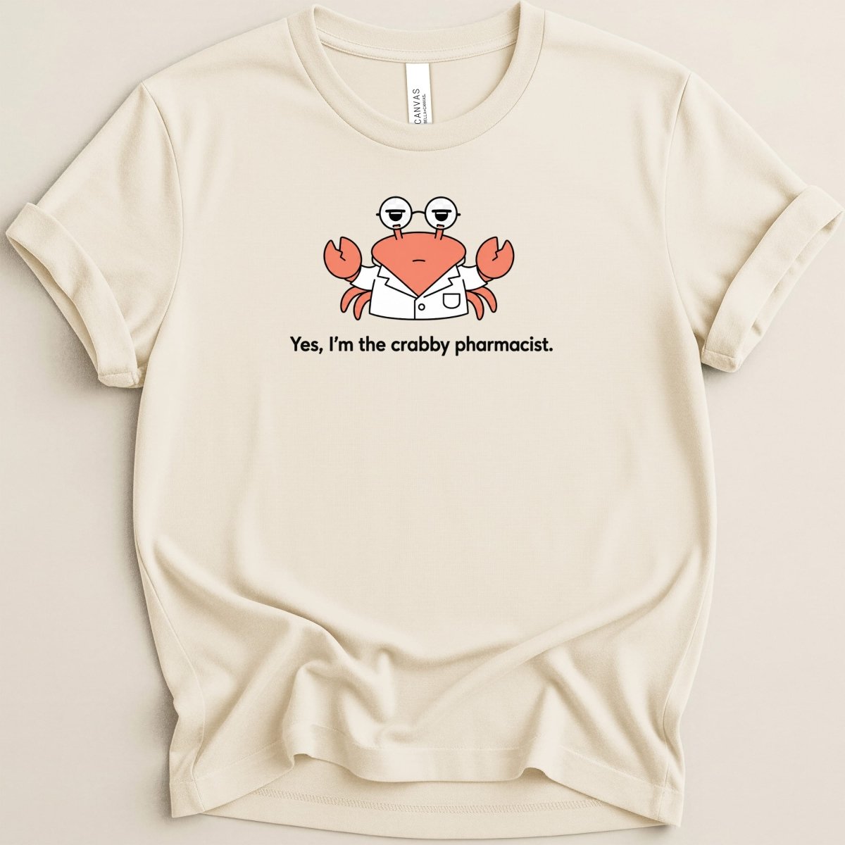 Crabby Pharmacist Tee - Adverse Reactions