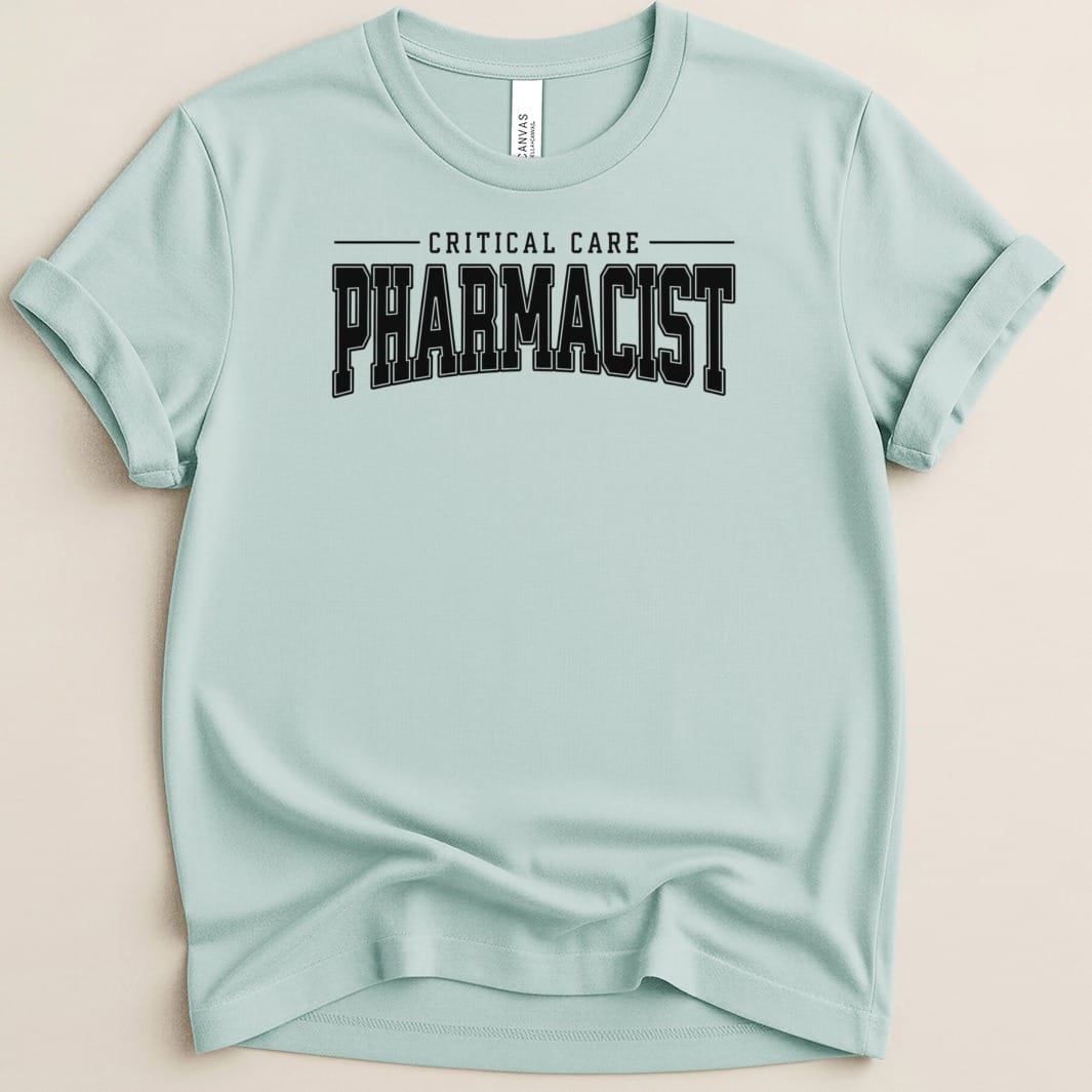 Critical Care Pharmacist Tee - Adverse Reactions