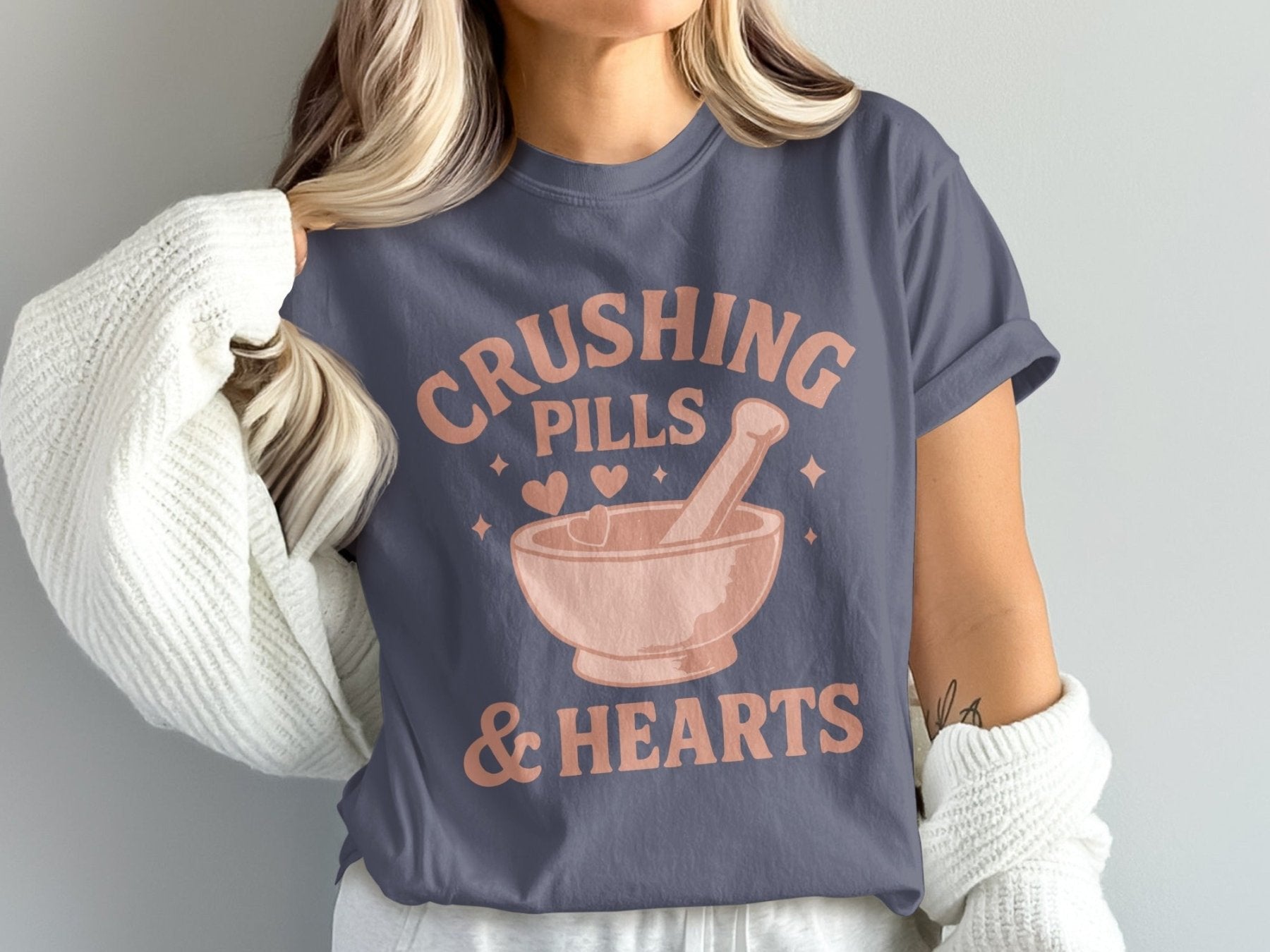Crushing Pills & Hearts Tee - Adverse Reactions