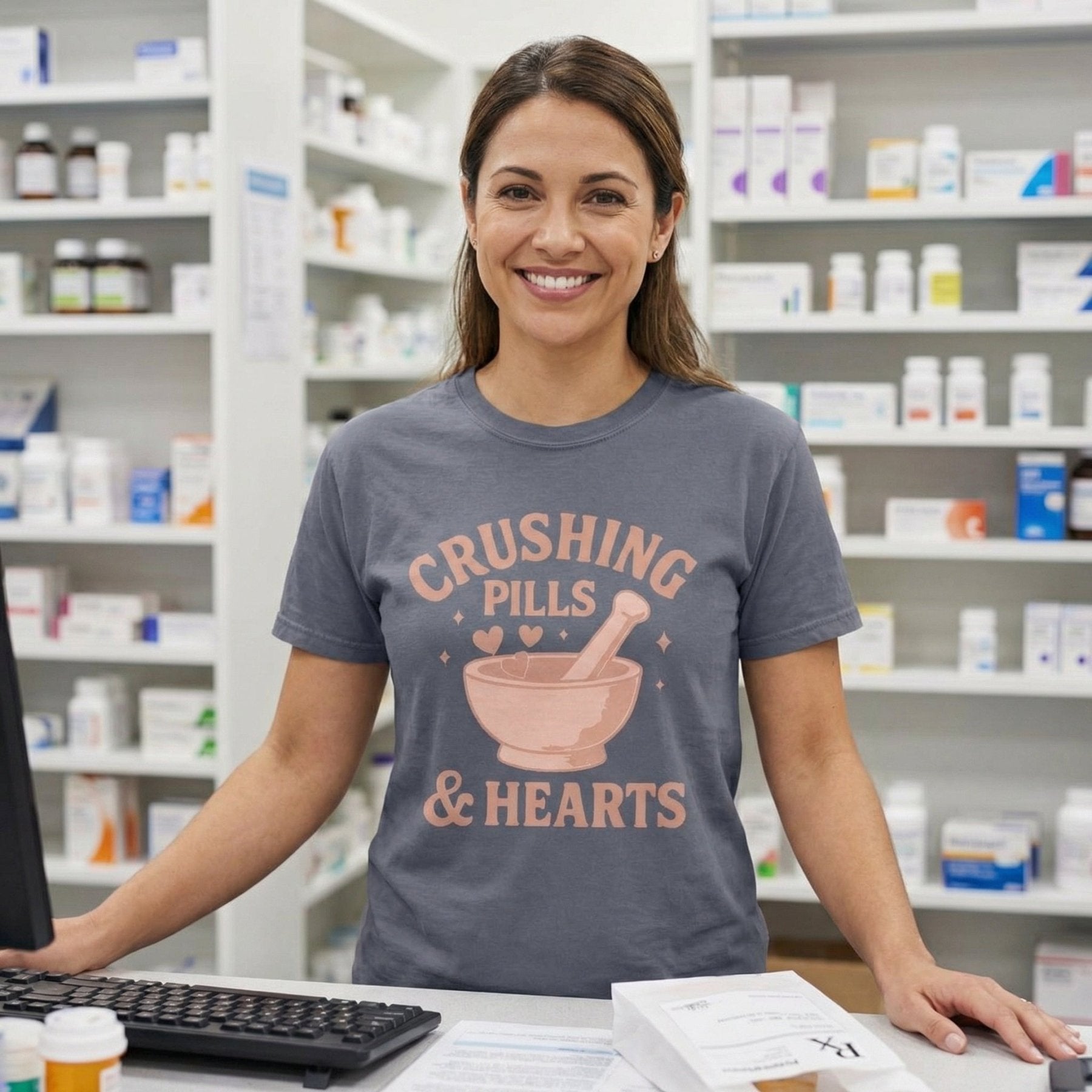 Crushing Pills & Hearts Tee - Adverse Reactions