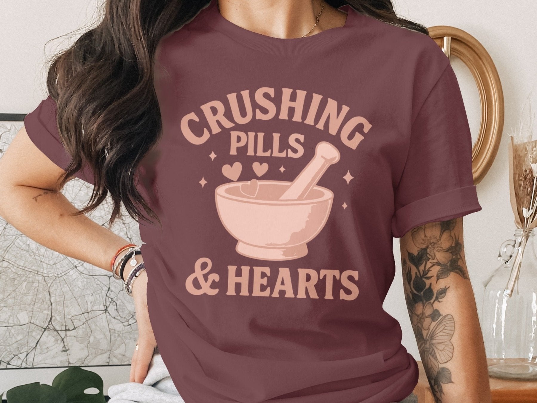 Crushing Pills & Hearts Tee - Adverse Reactions