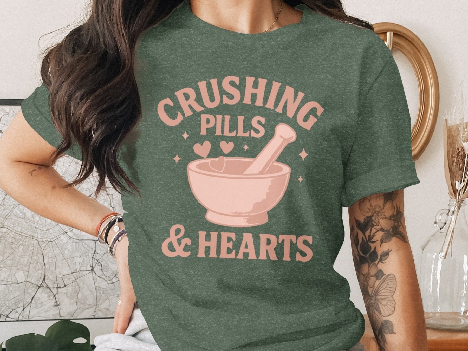 Crushing Pills & Hearts Tee - Adverse Reactions
