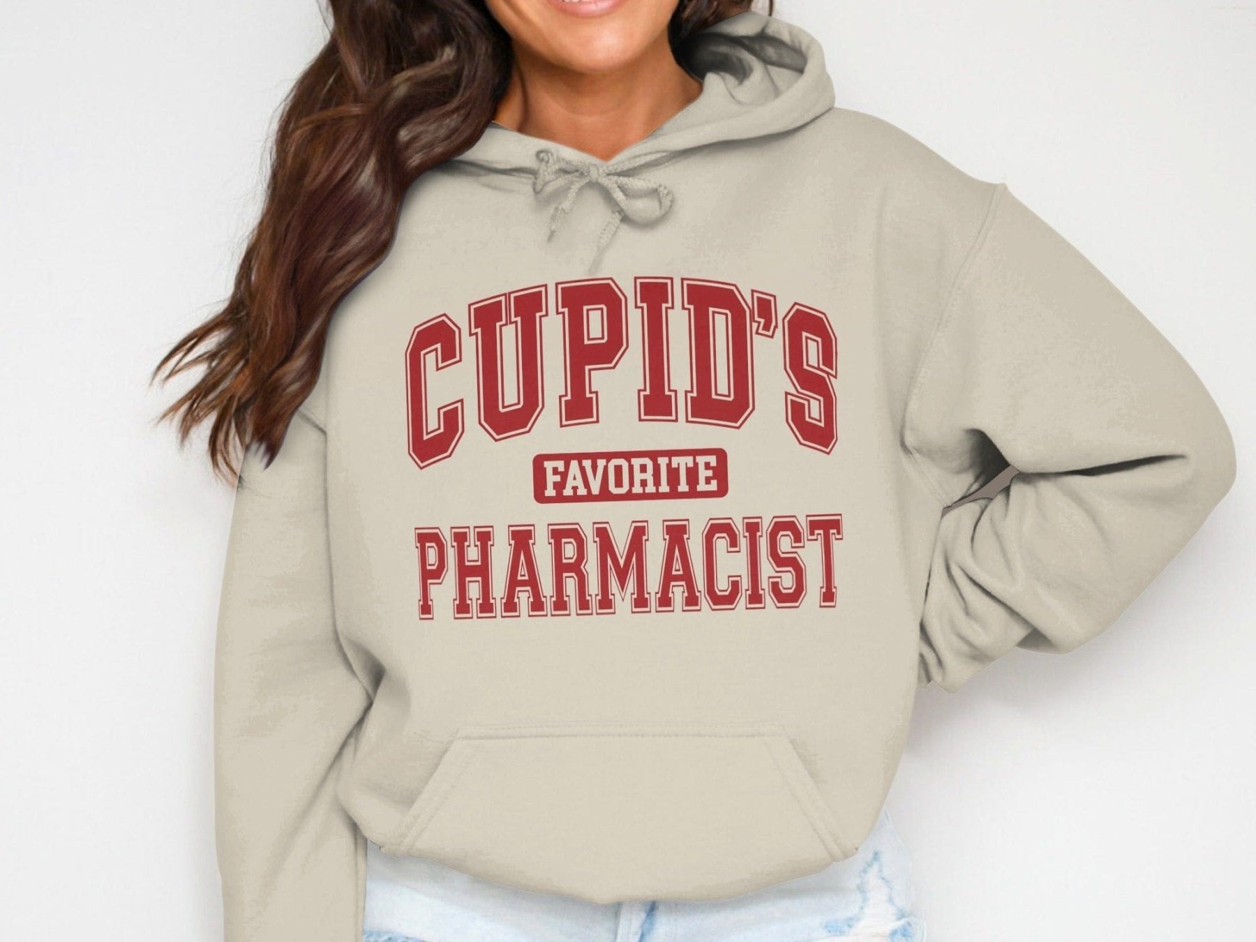 Cupid’s Favorite Pharmacist Sweatshirt & Hoodie - Pharmacy Apparel for Pharmacists, Techs & Students