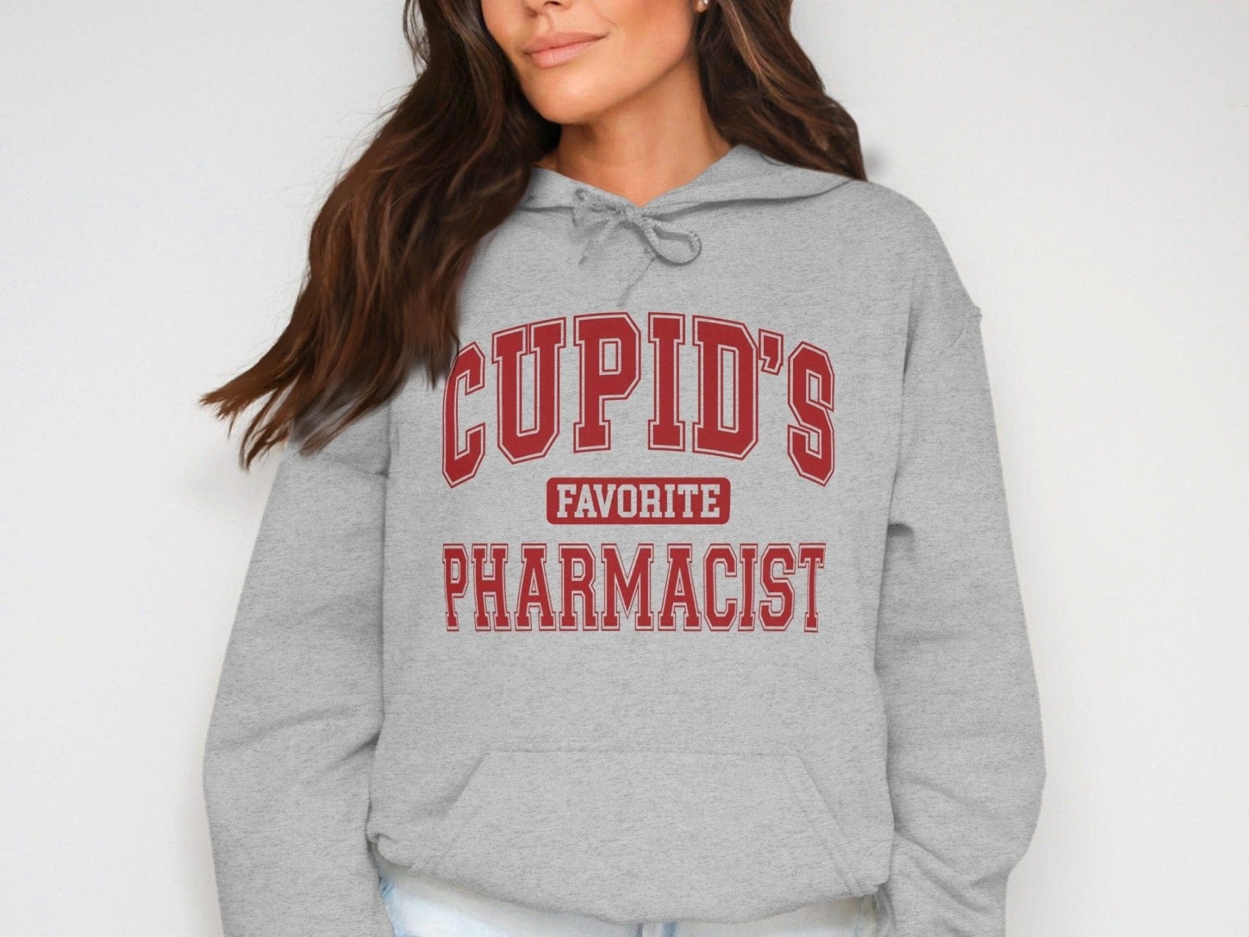 Cupid’s Favorite Pharmacist Sweatshirt & Hoodie - Pharmacy Apparel for Pharmacists, Techs & Students